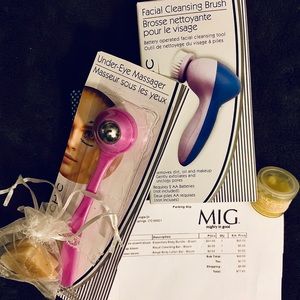 Facial Bundle, Spin Brush, Rollers MIG Soap/lotion